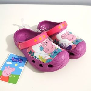 NWT PEPPA PIG Girls Shoes Size 11/12